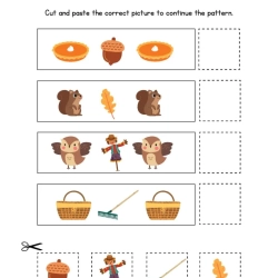 Pattern Sheets Printable For Kindergarten Worksheet