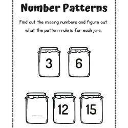 Pattern Sheets Printable Grade 1 Printables Worksheet