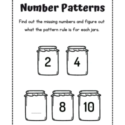 Pattern Sheets Printable Grade 4 Worksheets