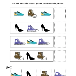 Pattern Sheets Printable Preschool Worksheet
