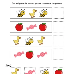 Pattern Sheets Printable Toddlers Worksheets