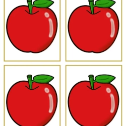 Pretend Play Apple Orchard For 1st Grade Worksheet