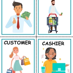 Pretend Play Grocery Store Printable Worksheet