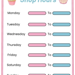 Pretend Play Icecream Shop To Print Worksheet