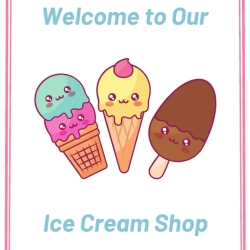 Pretend Play Icecream Shop Worksheet