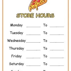 Pretend Play Pizza Shop Download Worksheet