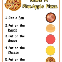 Pretend Play Pizza Shop For Kids Worksheet