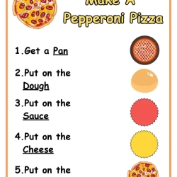 Pretend Play Pizza Shop For Kindergarten Worksheet