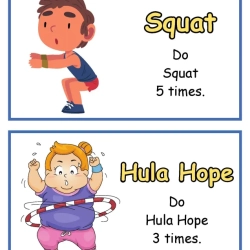 Pretend Play Sport Training Printable Worksheet