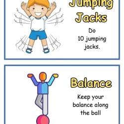 Pretend Play Sport Training Worksheet