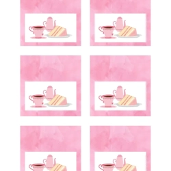 Pretend Play Tea Party For Free Worksheet