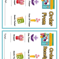 Pretend Play The Flower Shop For Kids Worksheet