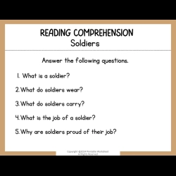 Reading Comprehension Worksheets 104