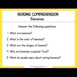 Reading Comprehension Worksheets 114