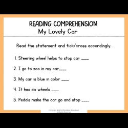 Reading Comprehension Worksheets For Grade 3