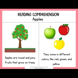 Reading Comprehension Worksheets Preschool