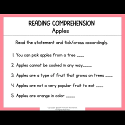Reading Comprehension Worksheets Printables Download