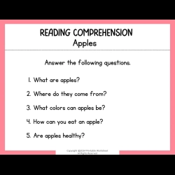 Reading Comprehension Worksheets Printables Free
