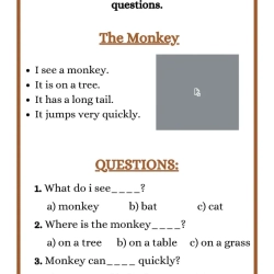 Reading Worksheets For Grade 1