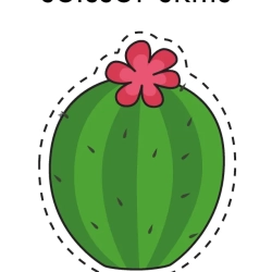 Scissor Cutting Worksheet For Kindergarten