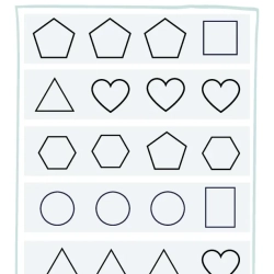 Color Different Shapes Worksheet For Free