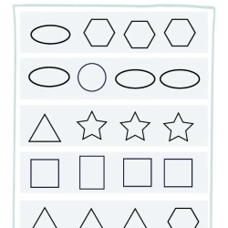 Color Different Shapes Worksheet Free Downloads