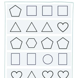 Color Different Shapes Worksheet Printables