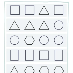 Color Different Shapes Worksheet Worksheets