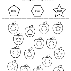 Color The Shapes Worksheet For Free