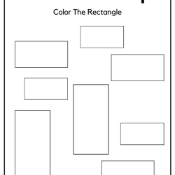 Colors The Shapes Worksheet Free Downloads
