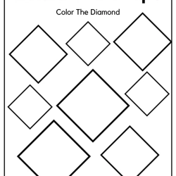 Colors The Shapes Worksheet Pdf File