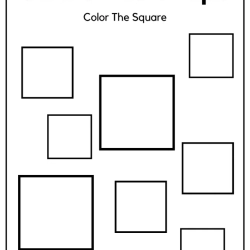 Colors The Shapes Worksheet Printables