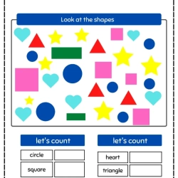 Count The Shapes Object Download Worksheet