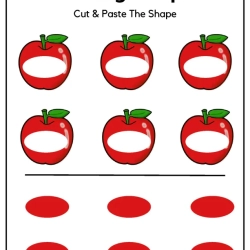 Cut And Paste The Missing Shape Download Worksheet