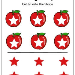 Cut And Paste The Missing Shape To Print Worksheet