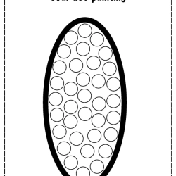 Dot Painting Shapes Download Worksheet