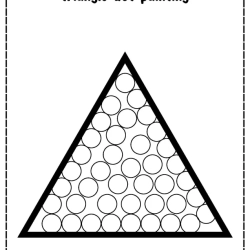 Dot Painting Shapes For Free Worksheet