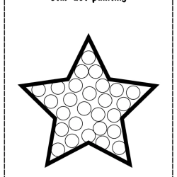 Dot Painting Shapes Pdf Free Worksheet