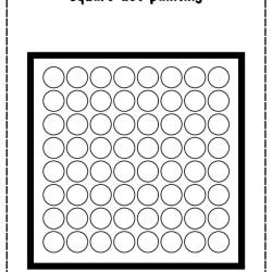 Dot Painting Shapes Printable Worksheet