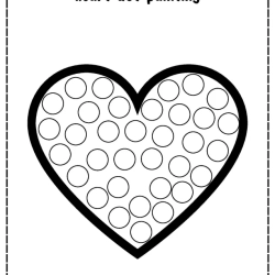Dot Painting Shapes To Print Worksheet
