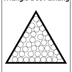 Dot Painting Shapes Worksheet For Free
