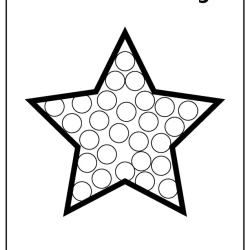 Dot Painting Shapes Worksheet To Prints