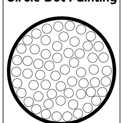 Dot Painting Shapes Worksheet Worksheets