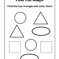 Find The Shapes Object Download Worksheet