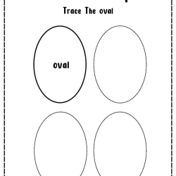 Free Printable Trace The Shape Pdf File Worksheet