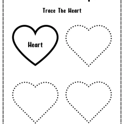 Free Printable Trace The Shape To Prints Worksheet