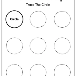 Free Trace All The Shape Worksheet