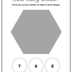 How Many Shapes Side To Print Worksheet
