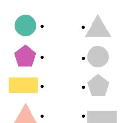 Printable Match The Shape Worksheets