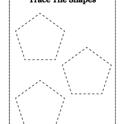 Printable Trace Shapes Object Free Downloads Worksheet